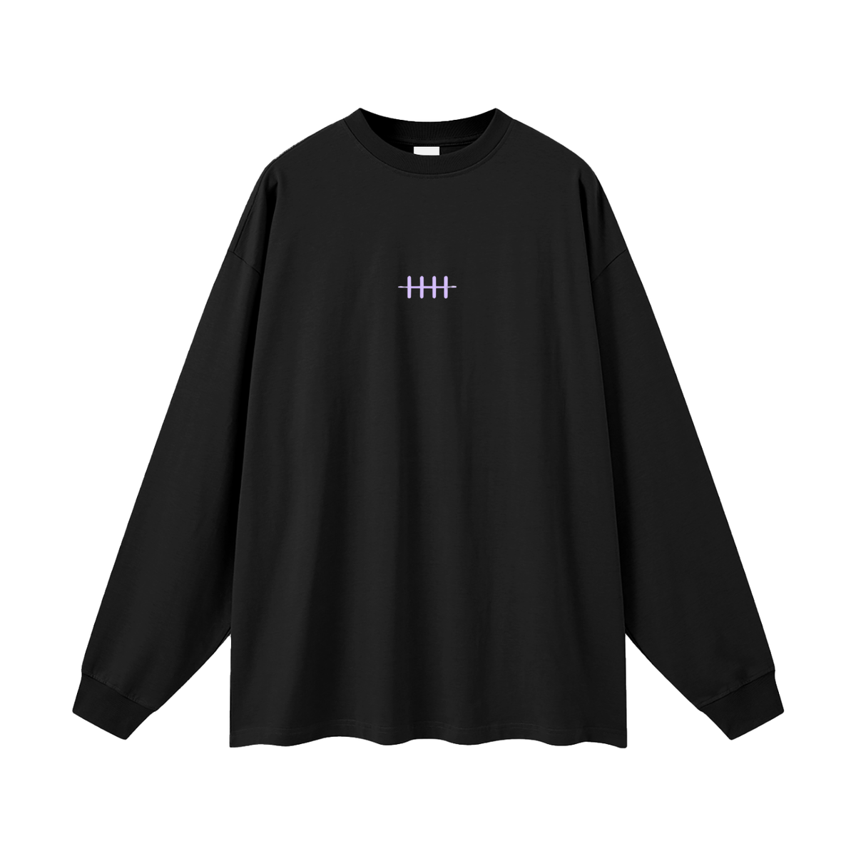Oversized Long Sleeve T-Shirt - Pain