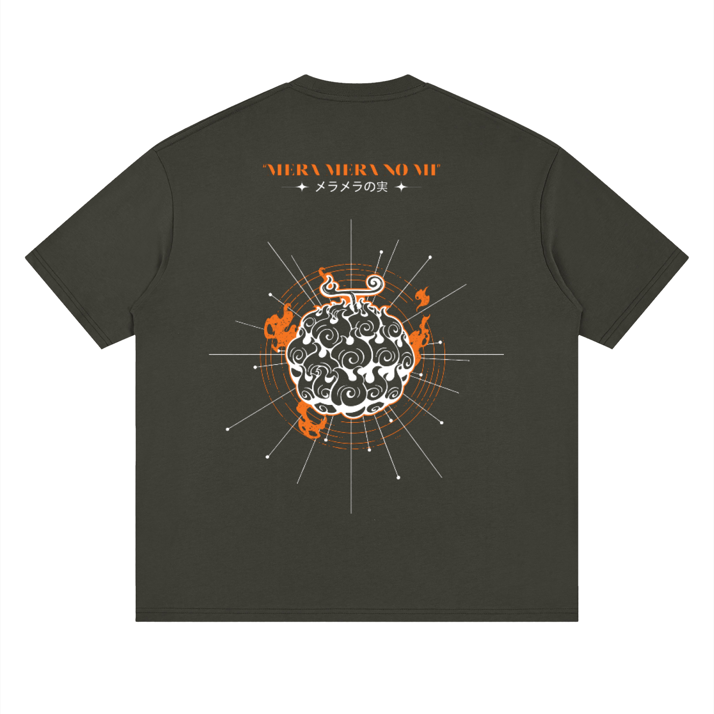 Streetwear T-Shirt 190gsm - Mera Mera No Mi