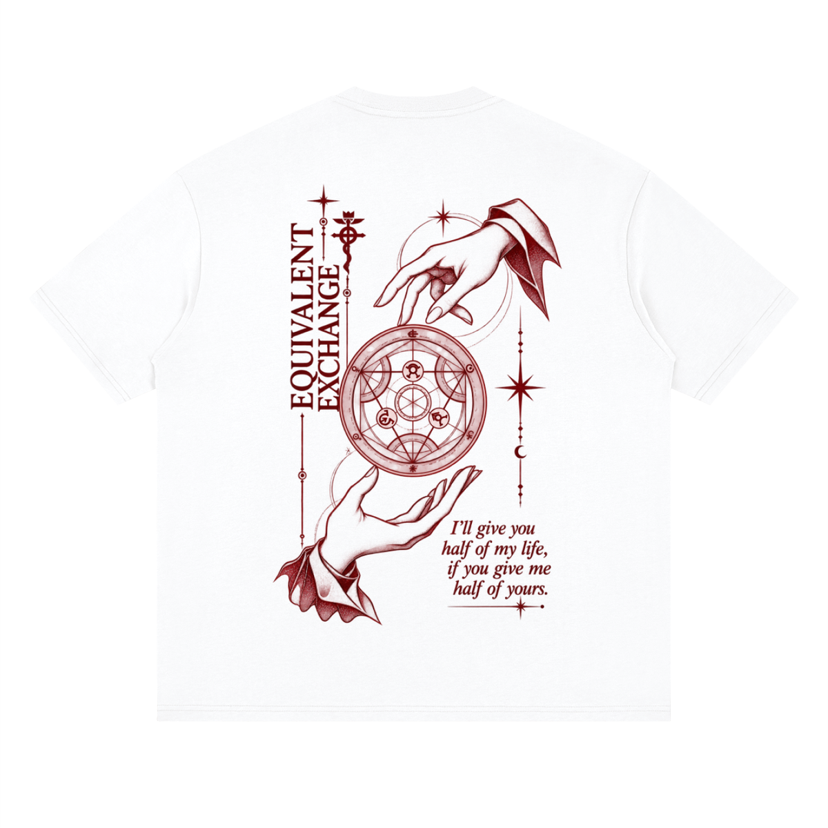 Streetwear T-Shirt 190gsm - Equivalent Exchange - FMAB