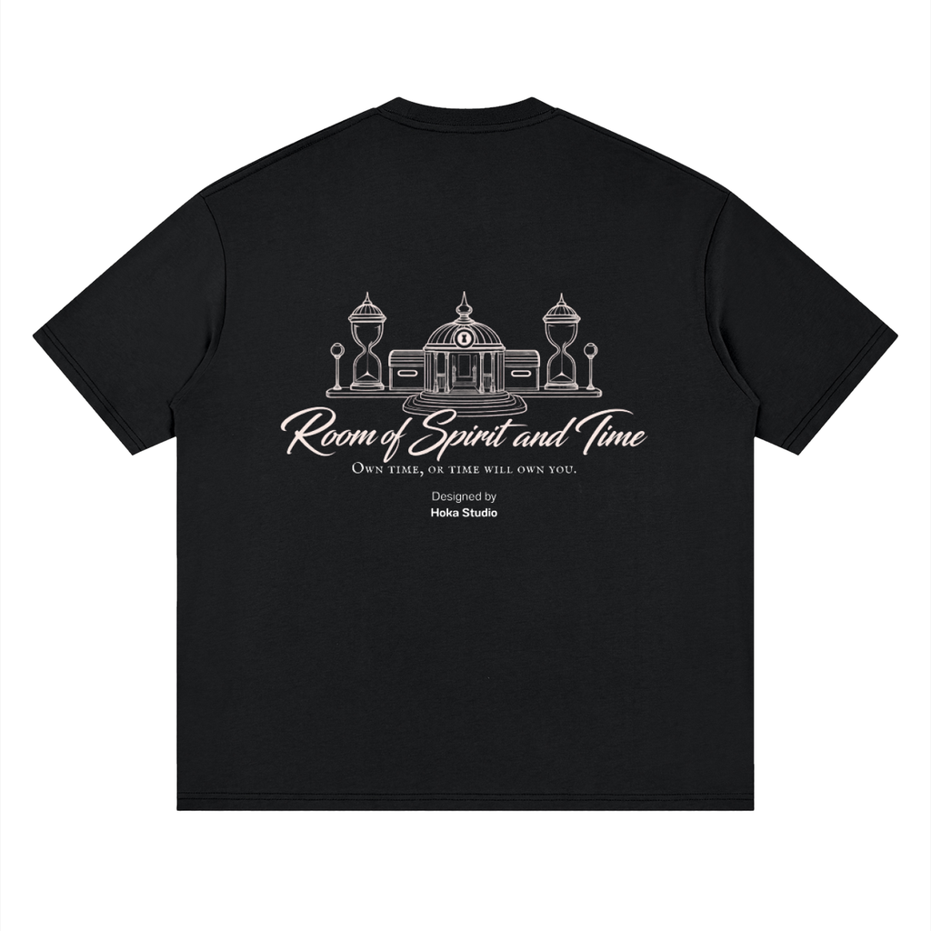 Streetwear Loose Drop Shoulder T-Shirt - Stanza dello spirito e del tempo