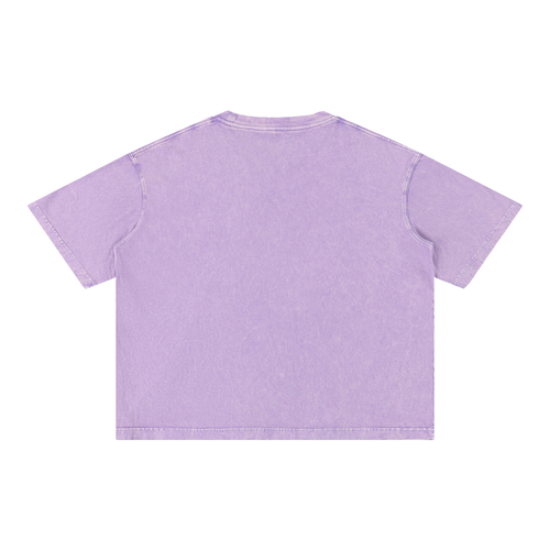 Boxy T-Shirt embroidered - Hoshino