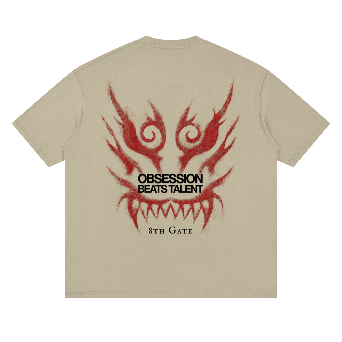 Streetwear Loose Drop Shoulder T-Shirt - Maito Gai