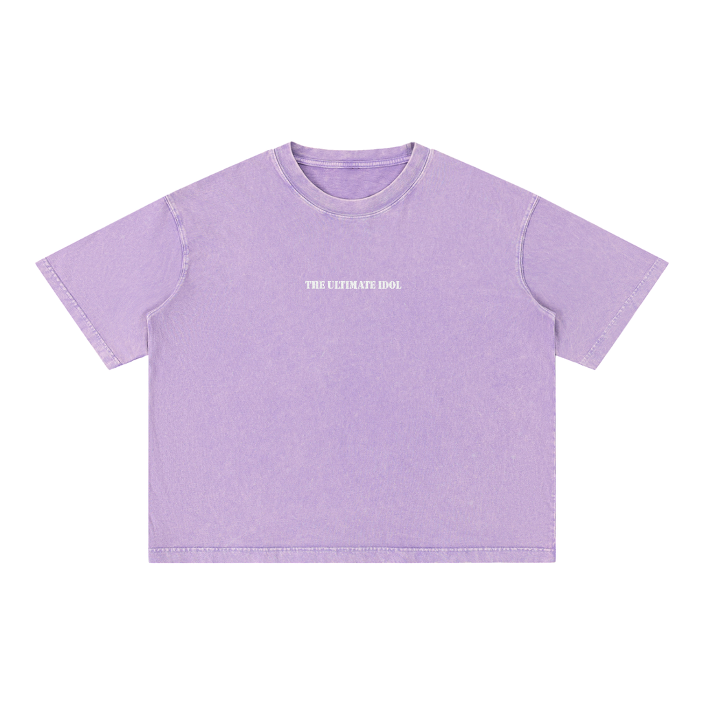 Boxy T-Shirt embroidered - Hoshino