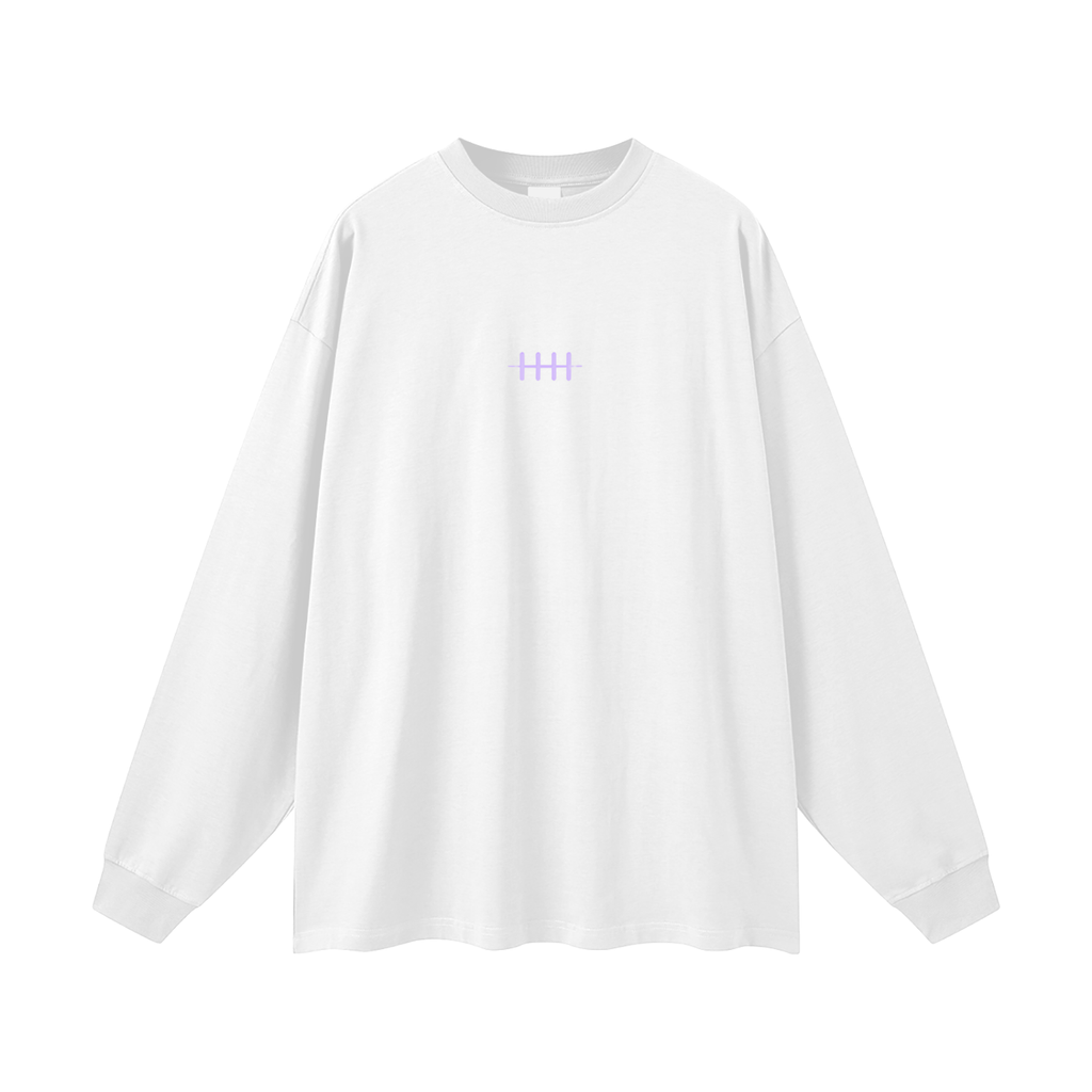 Oversized Long Sleeve T-Shirt - Pain