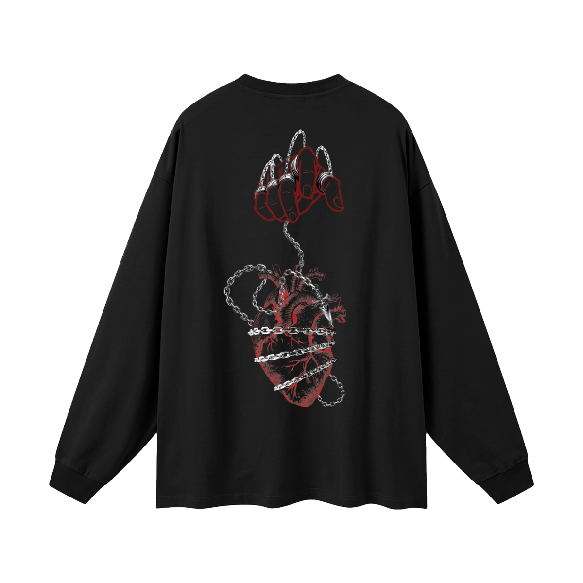 Oversized Long Sleeve T-Shirt - Kurapika