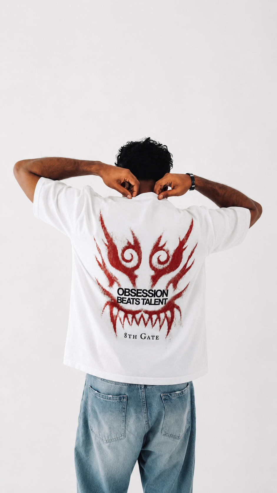 Streetwear Loose Drop Shoulder T-Shirt - Maito Gai