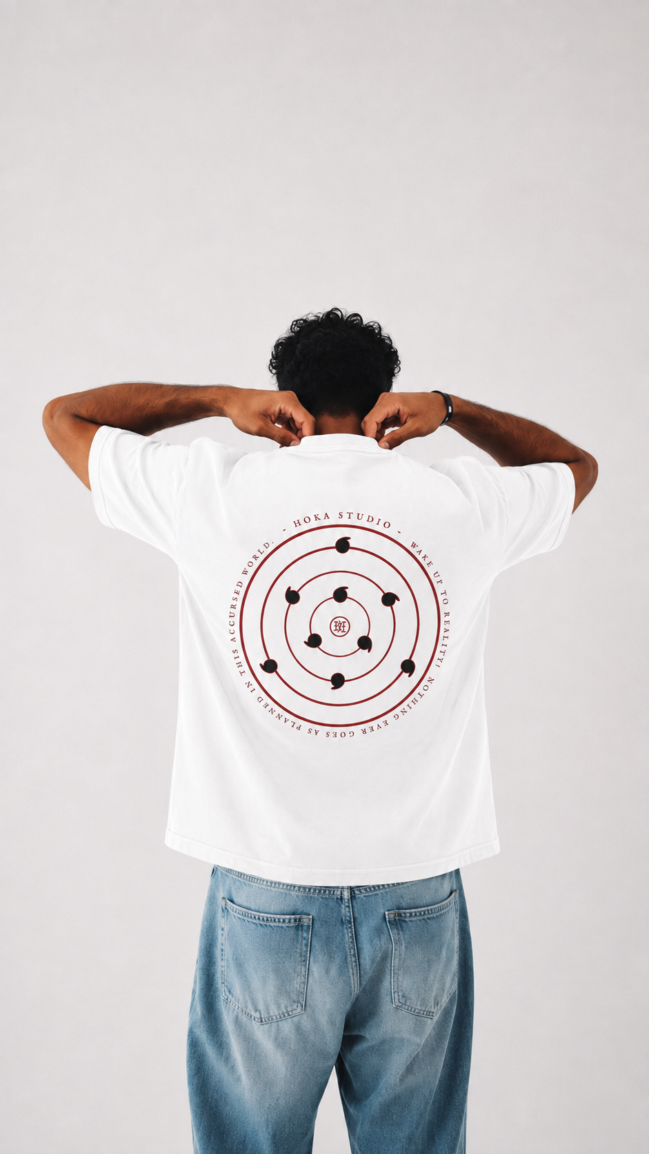 Streetwear Loose Drop Shoulder T-Shirt - Madara
