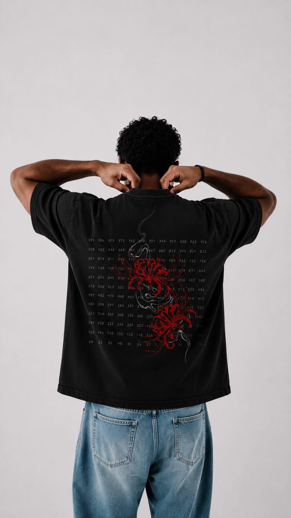 Streetwear Loose Drop Shoulder T-Shirt - Kaneki v.2