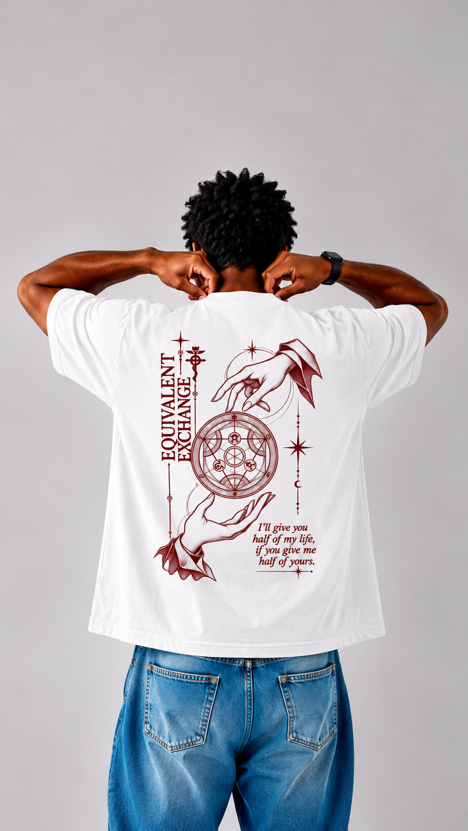 Streetwear T-Shirt 190gsm - Equivalent Exchange - FMAB