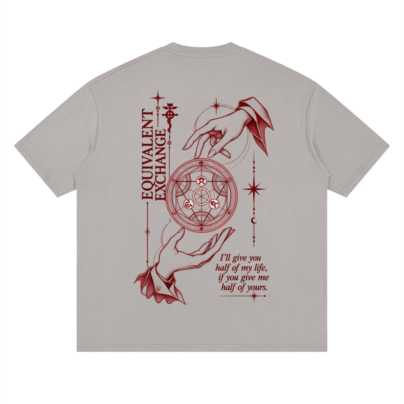 Streetwear T-Shirt 190gsm - Equivalent Exchange - FMAB