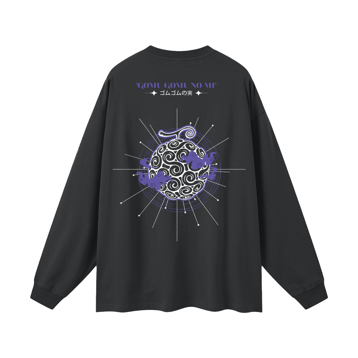 Oversized Long Sleeve T-Shirt - Gomu gomu no mi