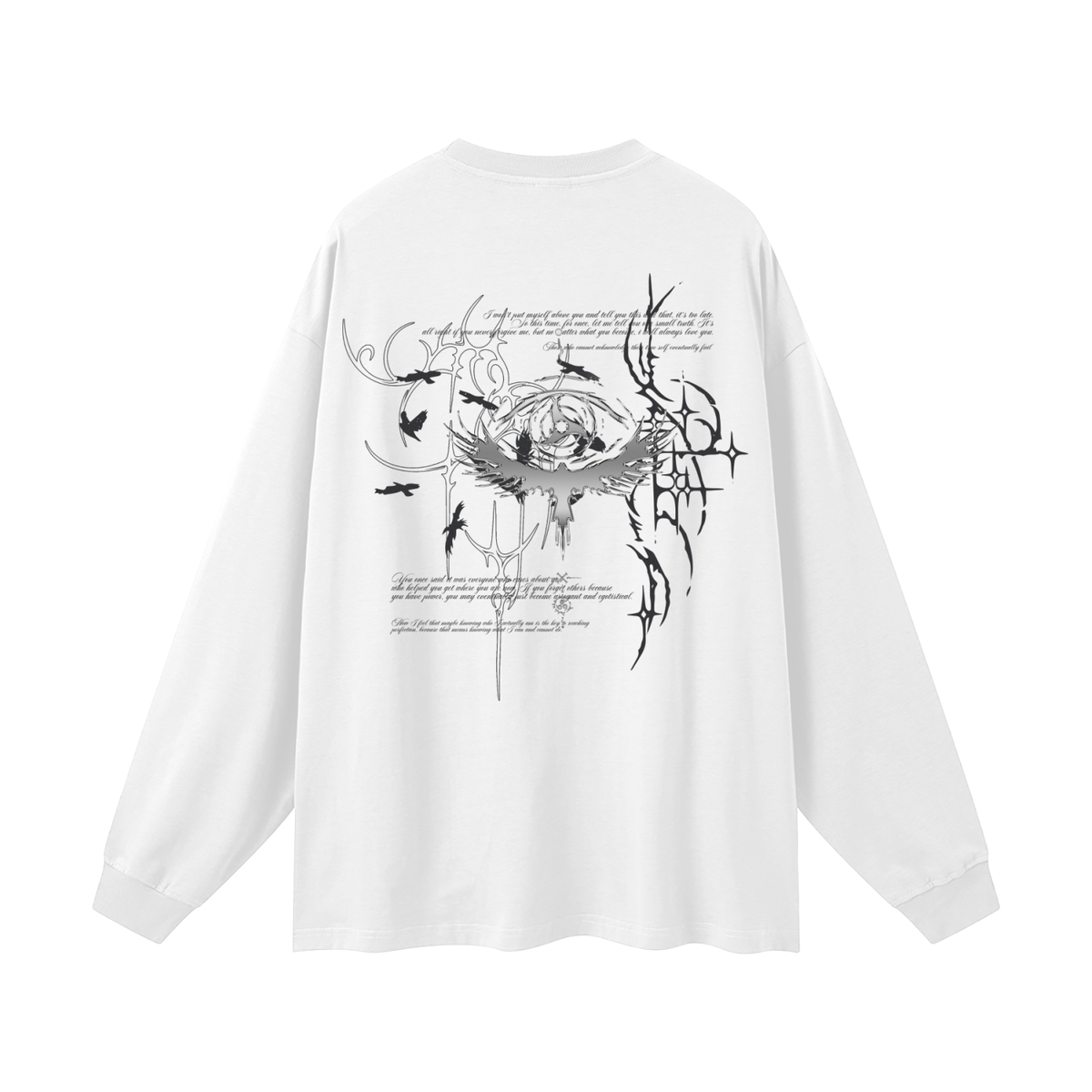 Oversized Long Sleeve T-Shirt - Itachi