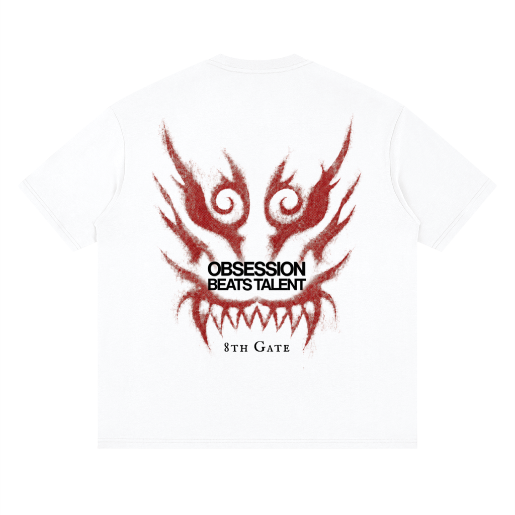 Streetwear Loose Drop Shoulder T-Shirt - Maito Gai