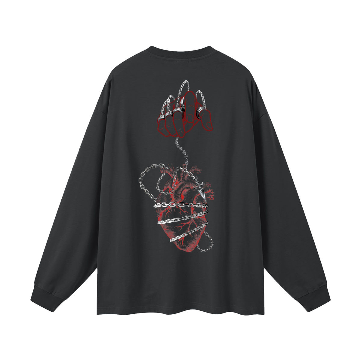 Oversized Long Sleeve T-Shirt - Kurapika