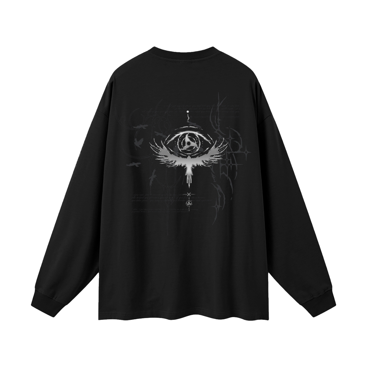 Oversized Long Sleeve T-Shirt - Itachi