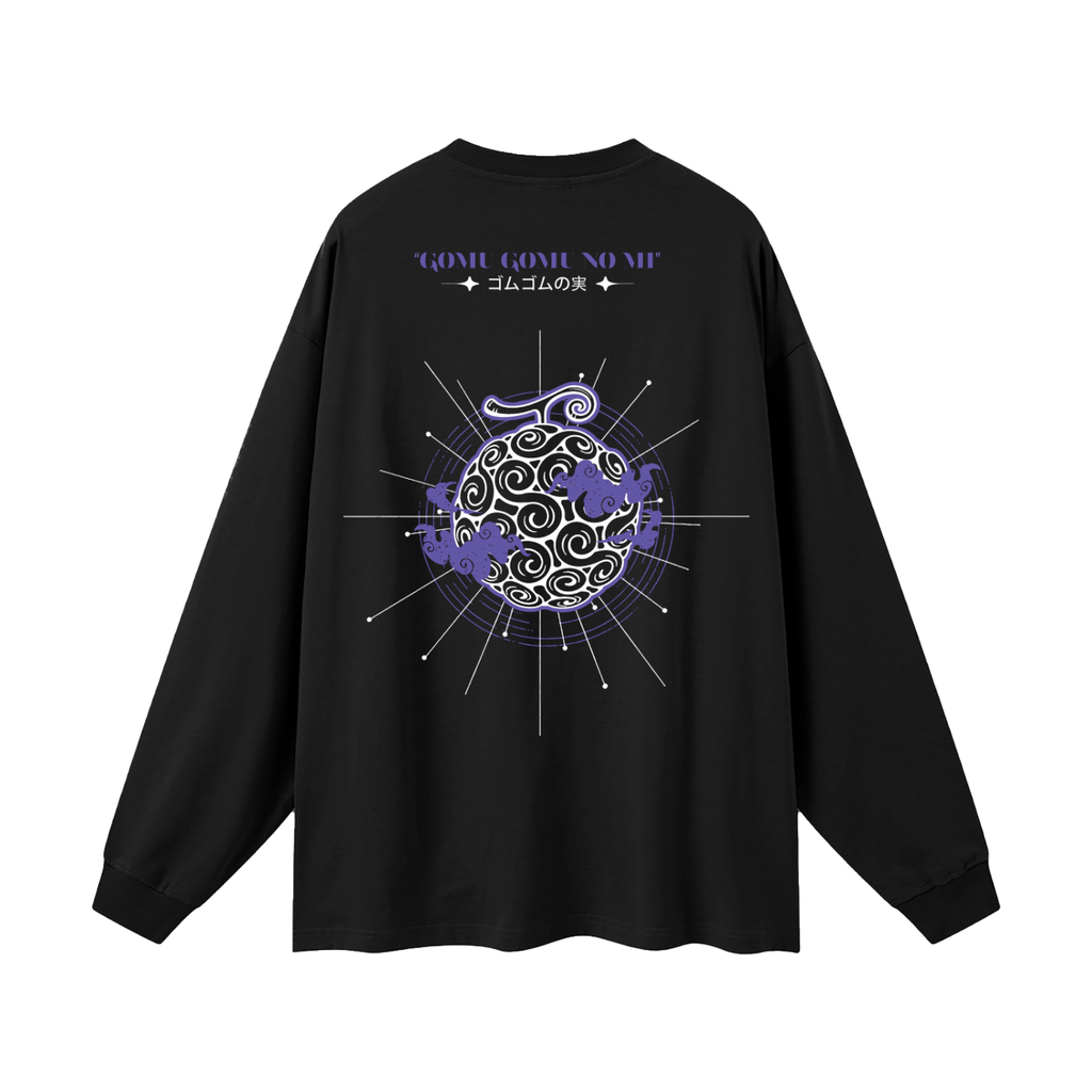 Oversized Long Sleeve T-Shirt - Gomu gomu no mi