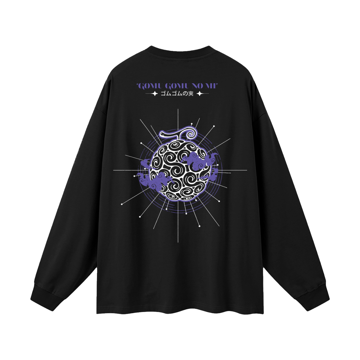 Oversized Long Sleeve T-Shirt - Gomu gomu no mi
