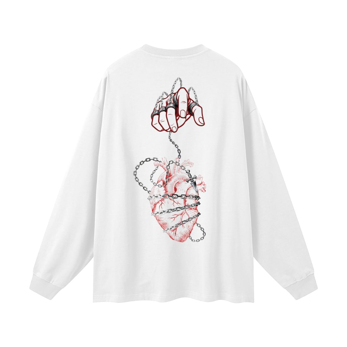 Oversized Long Sleeve T-Shirt - Kurapika